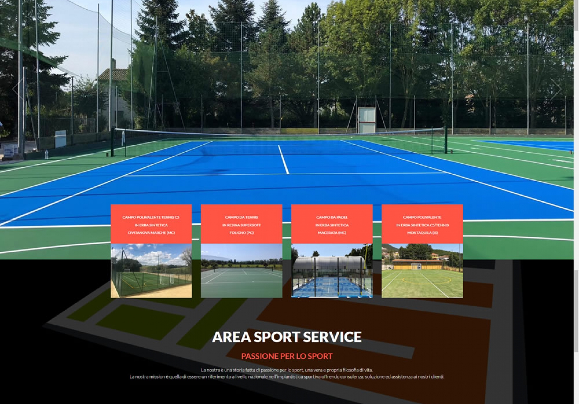 Area sport service